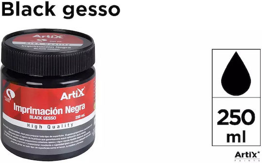 Αστάρι Primer Gesso Artix 250ml Μαύρο Pp676