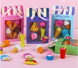 Snack Erasers Set of 4
