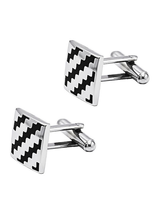 Martin & Co Butoni de culoare Argintiu