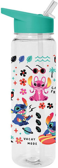 Pyramid International Παιδικό Παγούρι Lilo & Stitch Πλαστικό με Καλαμάκι 700ml (Διάφορα Σχέδια/Χρώματα)