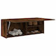 vidaXL Bathroom Cabinet L80xW25xH30cm Brown