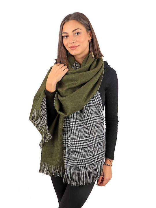 Concept Women's Wool Scarf Green