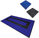 Belüftete Garagenbodenfliesen Kanten – 90 Blau & 30 Schwarz