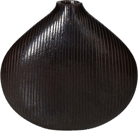 JK Home Decoration Decorative Vase Black 22x7x24cm