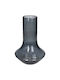 JK Home Decoration Decorative Glass Vase Black 18x18xH27cm
