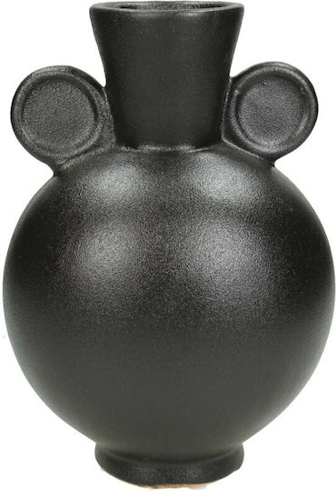 JK Home Decoration Decorative Vase Black 16x14x23cm