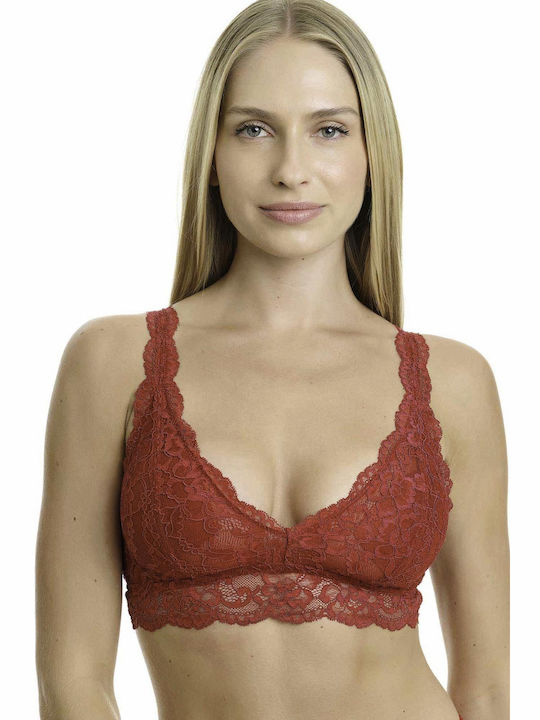 Red Lace Bralette Bra