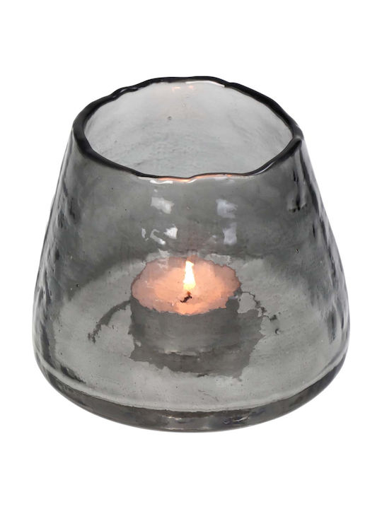 JK Home Decoration Candle Holder in Gray Color 11x11x10cm 1pcs