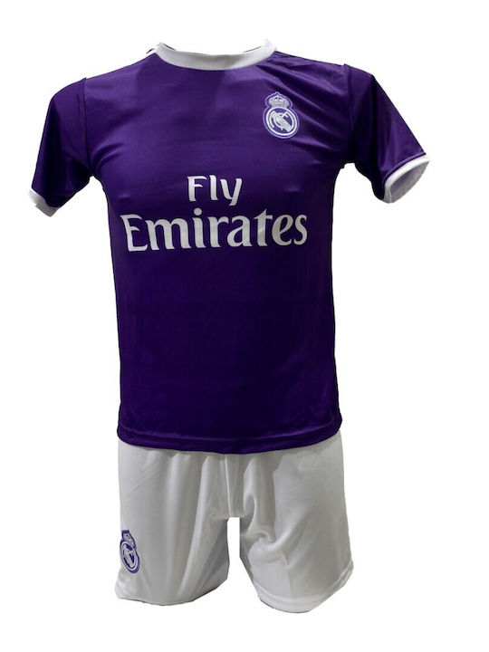 Kinder Real Madrid Ronaldo Fußballset Lila Weiß Final Edition UCL 2017 2211-29