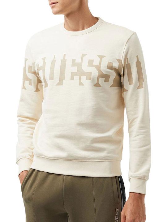 Guess Sweatshirt Pearl White