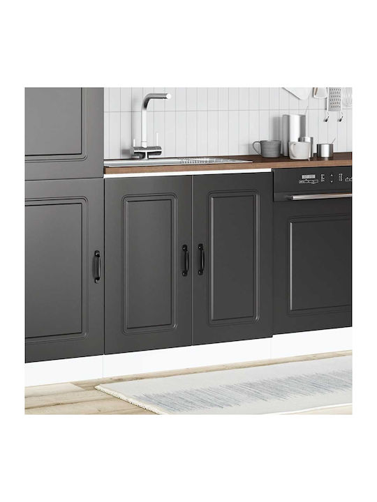 Kalmar Sink Cabinet Black 80x46x81.5pcs