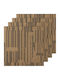 Vevor Carpet Tiles 20"x20" Built-in Padding 12 Pieces Brown Kcxfkdt2020ypi6hyv0