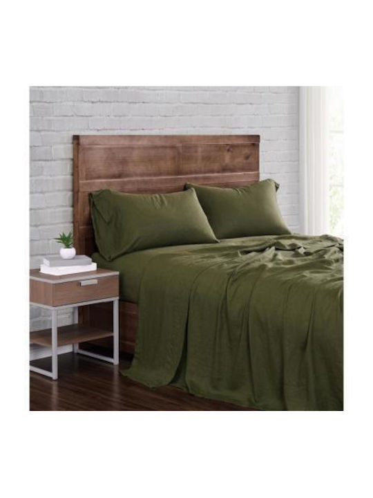 Linea Home Sheet King Size with Elastic 180x200...