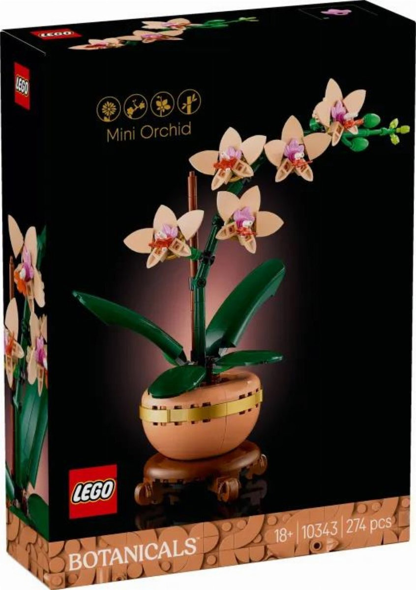 LEGO Botanical Collection Mini Orchid για 18+ Ετών 274τμχ (10343)