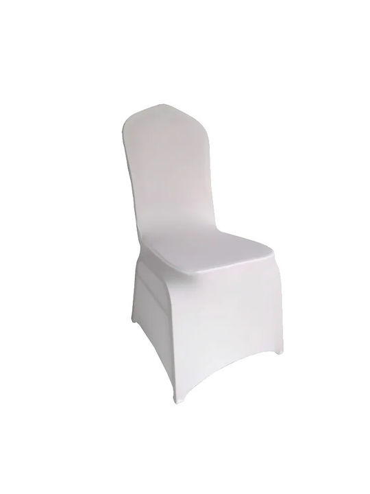 Elastic Cover for Chair White 20pcs