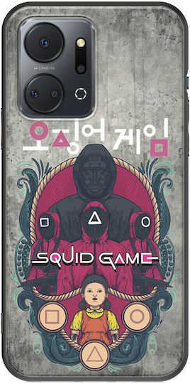 Squid Game Honor X7a Schwarzes TPU-Silikon