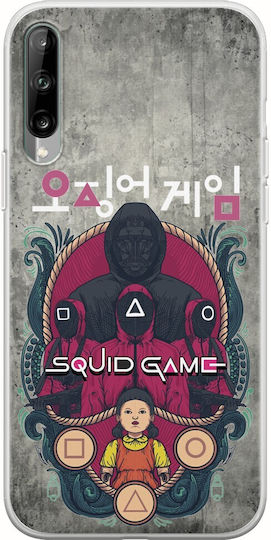 Squid Game Samsung Galaxy A30s Carcasă Flexibilă TPU Transparentă din Silicon