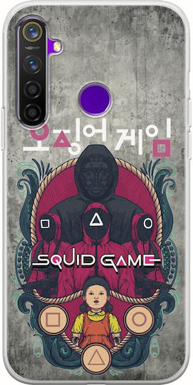 Squid Game Realme 5 Pro Flexible Tpu Διάφανη Σιλικόνη
