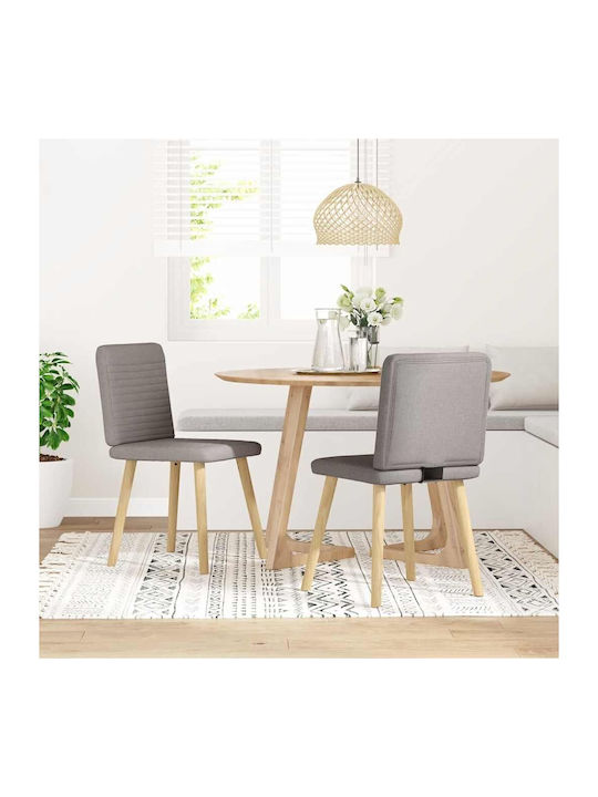 Stühle Speisesaal Taupe 2Stück 45x54x86cm