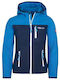 Kids' Sports Jacket Windproof with Hood Blue