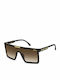 Carrera Unisex Sunglasses With Black Horn-Rimmed Frame And Grey Gradient Lens VICTORY C07/S 00386