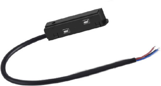 Conector de alimentare pe șină magnetică 48v negru Tc038-black Inlight Tc038-black negru