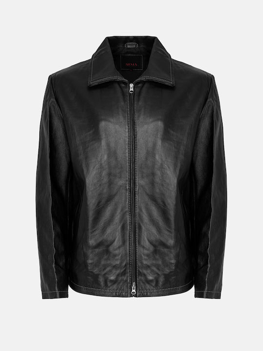 Arma Leather Jacket Black