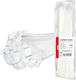 AMiO Plastic Cable Ties 300mmx3.6mm In White Colour 100 Pieces 04309