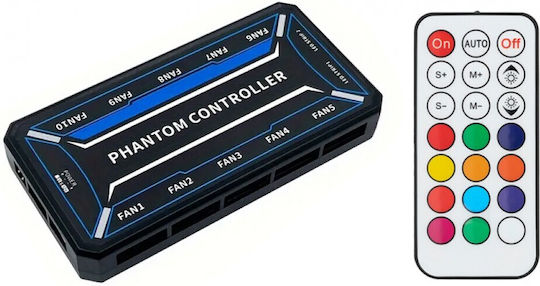 RGB Fan Controller PCF01-5C Mit Kabellosem Fernbedienung 10 Anschlüsse