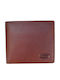 Leather Men's Wallet Classic with RFID Brown