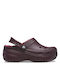 Crocs Classic Platform Lined Clog Damen Clogs mit Pelz Burgundisch 207937-6WD