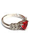 Amalfi Accessories Damen Ring aus Silber