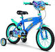 Huffy 14" Kinder Fahrrad Stadt Blau