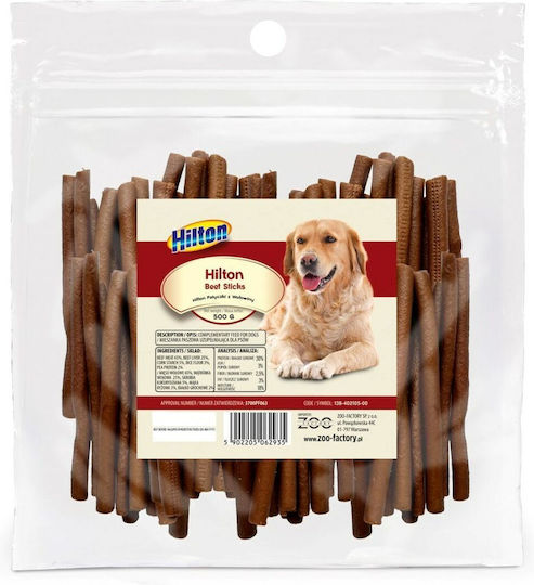 Hilton Soft Dog Stick Treats with Beef 500gr