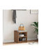 Entry Furniture with Shoe Rack & Bench Coffee 45x40x50cm