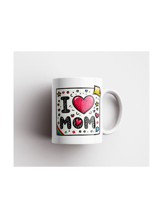 White Ceramic Mother's Day Mug Dp0121