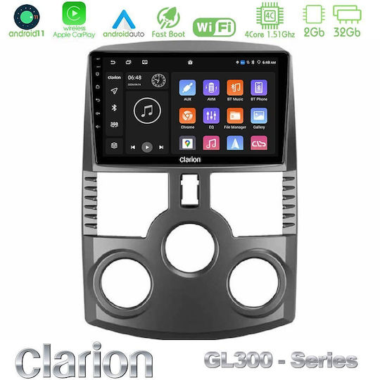 Clarion Ηχοσύστημα Αυτοκινήτου για Daihatsu Terios 2006-2017 (Bluetooth/USB/AUX/WiFi/GPS/Apple-Carplay/Android-Auto) με Οθόνη Αφής 9"