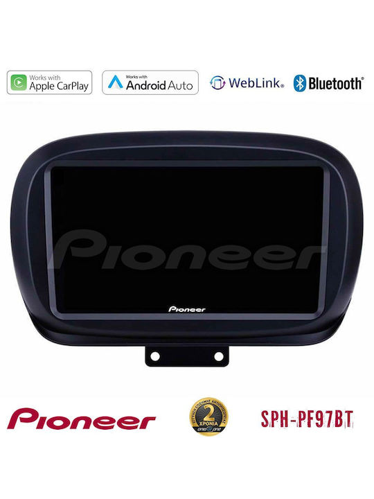 Pioneer Ηχοσύστημα Αυτοκινήτου για Fiat 500X 2015-2020 (Bluetooth/USB/WiFi/GPS/Apple-Carplay/Android-Auto) με Οθόνη Αφής 9"