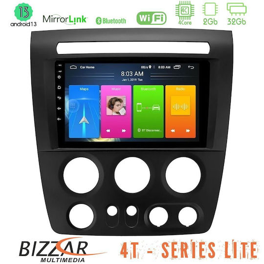 Bizzar Ηχοσύστημα Αυτοκινήτου Hummer H3 2005-2009 (Bluetooth/USB/WiFi/GPS/Apple-Carplay/Android-Auto) με Οθόνη Αφής 9"