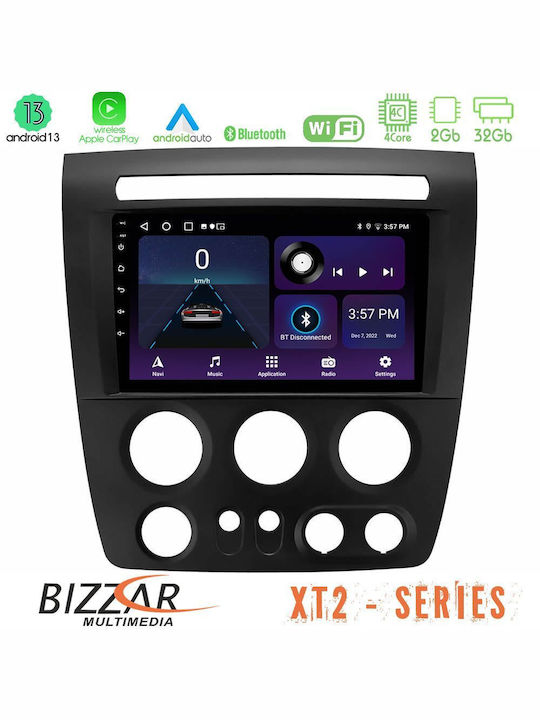 Bizzar Ηχοσύστημα Αυτοκινήτου Hummer H3 2005-2009 (Bluetooth/USB/WiFi/GPS/Apple-Carplay/Android-Auto) με Οθόνη Αφής 9"