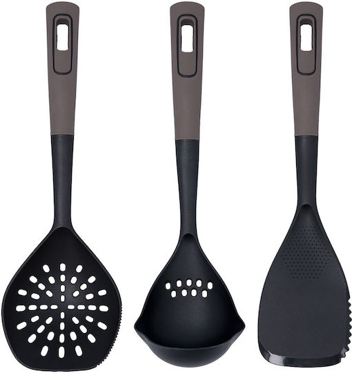 Bidasoa Plastic Cooking Utensil Set Gray 3pcs