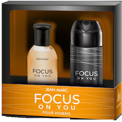 Jean Marc Focus On You Ανδρικό Σετ με Eau de Parfum 2τμχ Jean Marc Focus On You Ανδρικό Σετ με Eau de Parfum 2τμχ