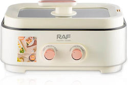 Raf Θερμομάγειρας 2000W με Χωρητικότητα 6lt Καφέ