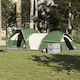 vidaXL Σκηνή Camping Τούνελ Πράσινη για 5 Άτομα