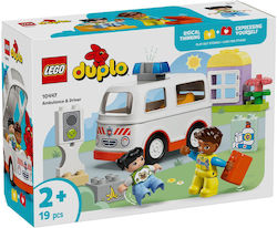LEGO Duplo Ambulance & Driver για 2+ Ετών 19τμχ