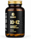 Grassberg Vitamin D3 + K2 Витамин за Здравето на костите 60 Таблетки