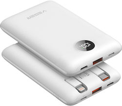 Veger W1170 10000mAh 22.5W White Veger W1170 10000mAh 22.5W White
