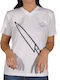 Tips Women's Short Sleeve Promotional T-Shirt White