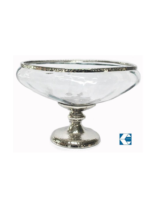Galifas Glass Sweet Jar with Lid Transparent 12x8x9cm