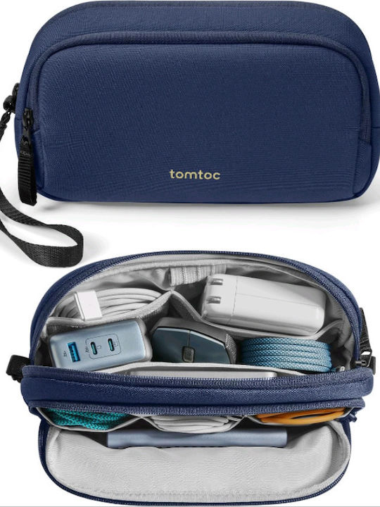Tomtoc Universal Light-t12 Husă Accesorii Powerbank Smartphone 1.8l Mediu Albastru T12m1b2